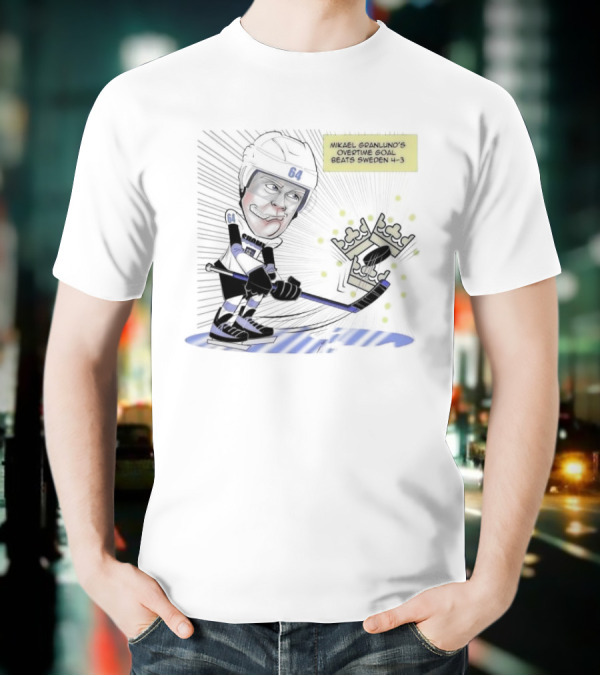 Mikael Granlund Overtime Goal Wins 4-3 Against Sweden With Hockey Crown Icon T-Shirt