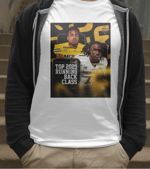 Missouri Football Top 2025 Running Back Class Brendon Haygood Marquise Davis SEC Mizzou T-Shirt