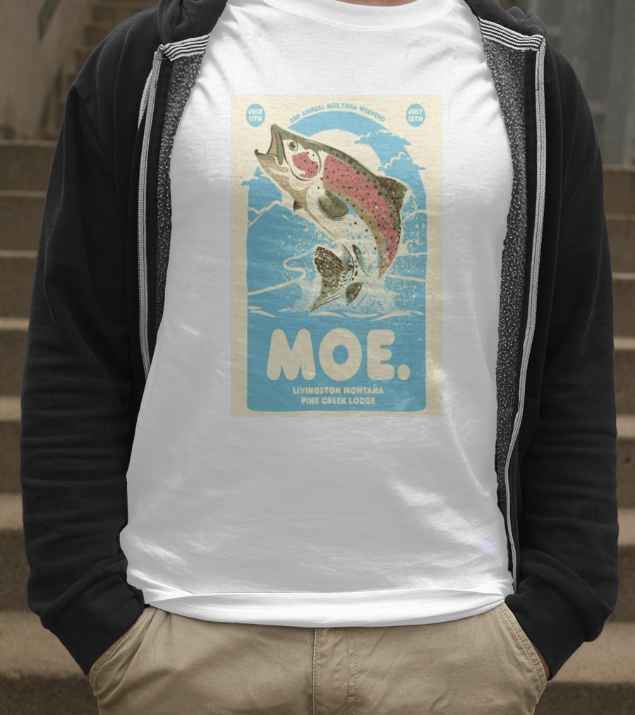 3rd Annual Moe.Tana Weekend Livingston Montana Pine Creek Lodge July 11-12 2025 T-Shirt
