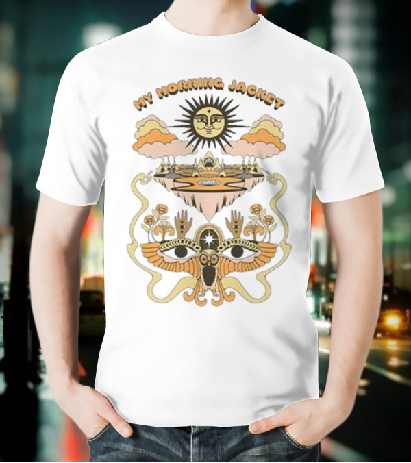 My Morning Jacket Suniverse Sun Owl Cloud Fantasy T-Shirt