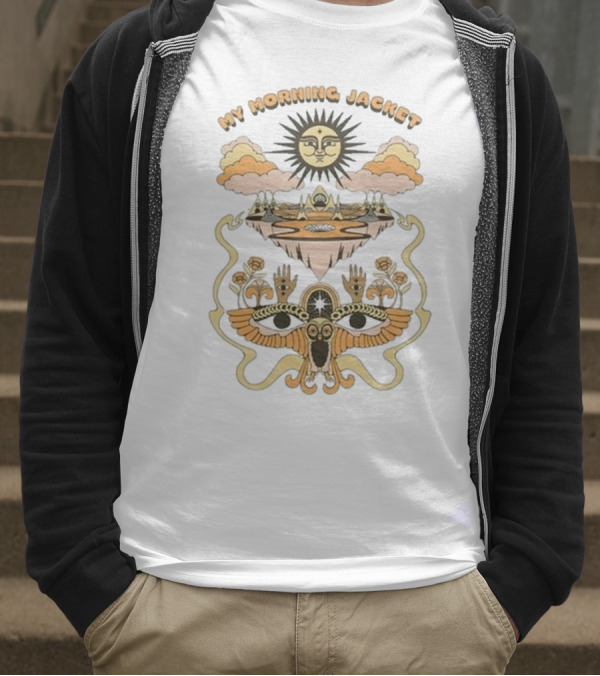 My Morning Jacket Suniverse Sun Owl Cloud Fantasy T-Shirt
