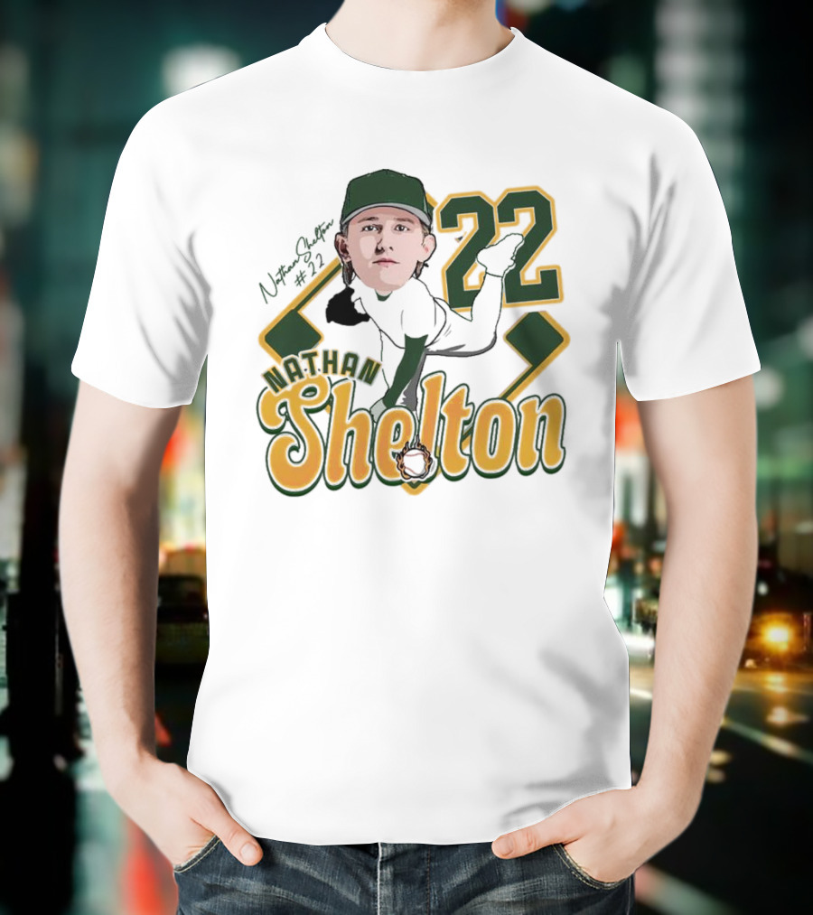 Nathan Shelton 22 Baseball Player 2025 T-Shirt