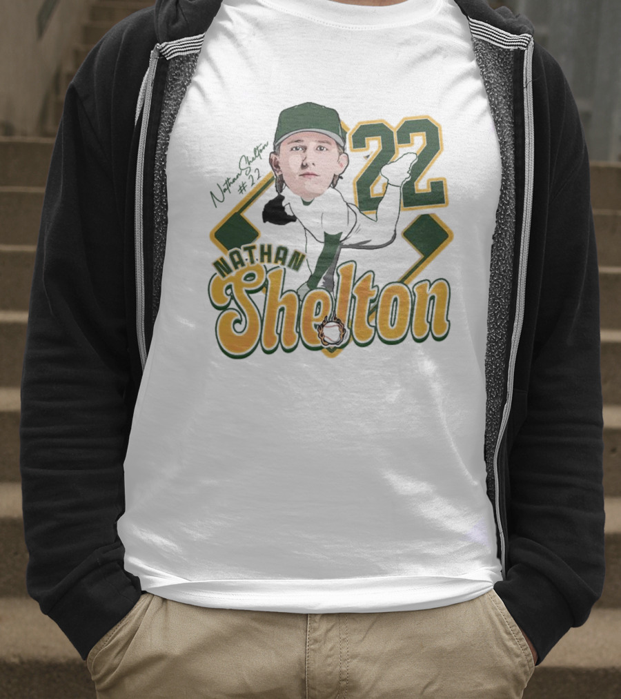 Nathan Shelton 22 Baseball Player 2025 T-Shirt