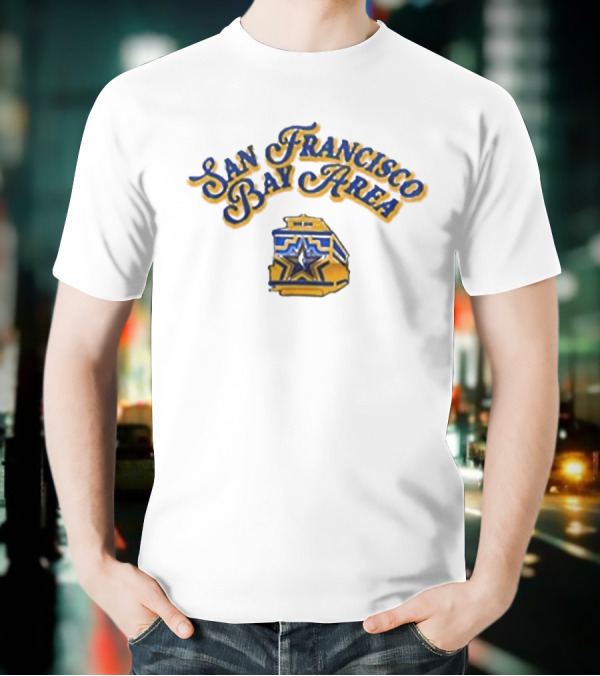 San Francisco Bay Area Star Emblem NBA All Stars 2025 T-Shirt