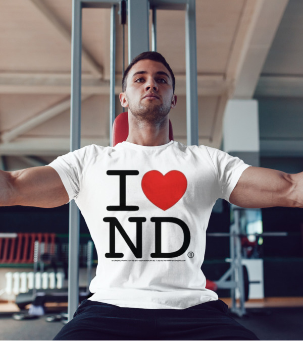 Neck Deep I Love ND Red Heart Graphic T-Shirt
