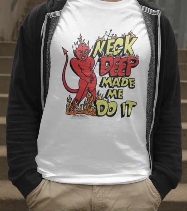 Neck Deep Made Me Do It Devil Flames T-Shirt