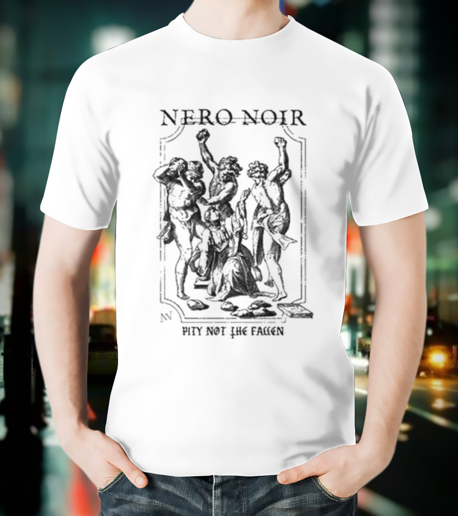 Nero Noir Pity Not The Fallen Skeleton Trio T-Shirt