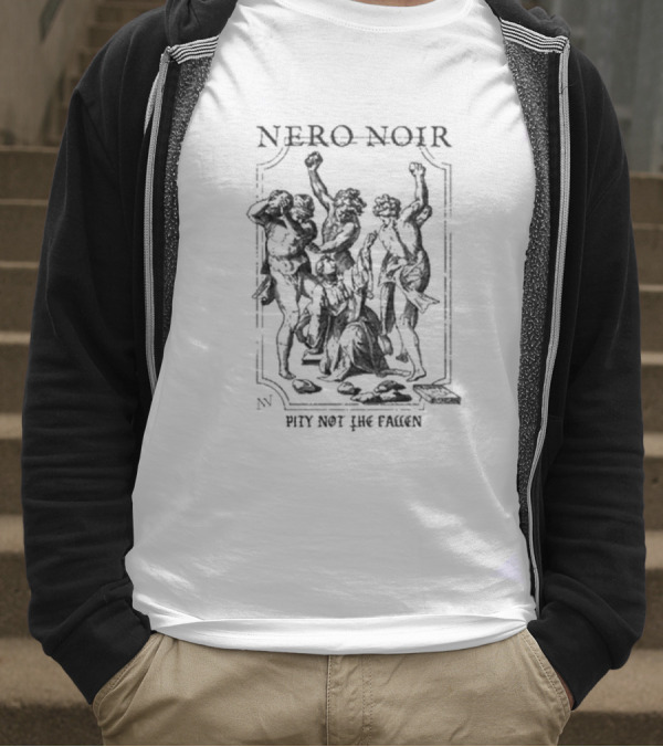 Nero Noir Pity Not The Fallen Skeleton Trio T-Shirt