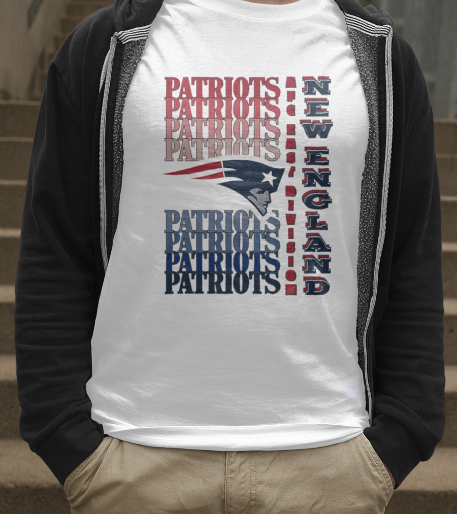 Patriots New England AFC East Division Football Team T-Shirt