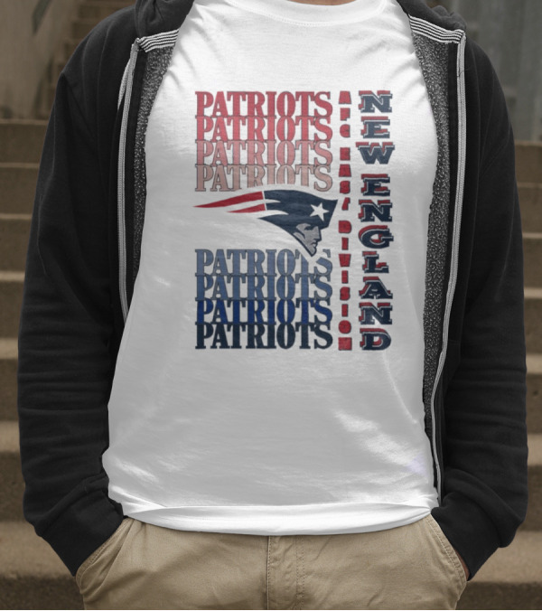 Patriots New England AFC East Division Football Team T-Shirt