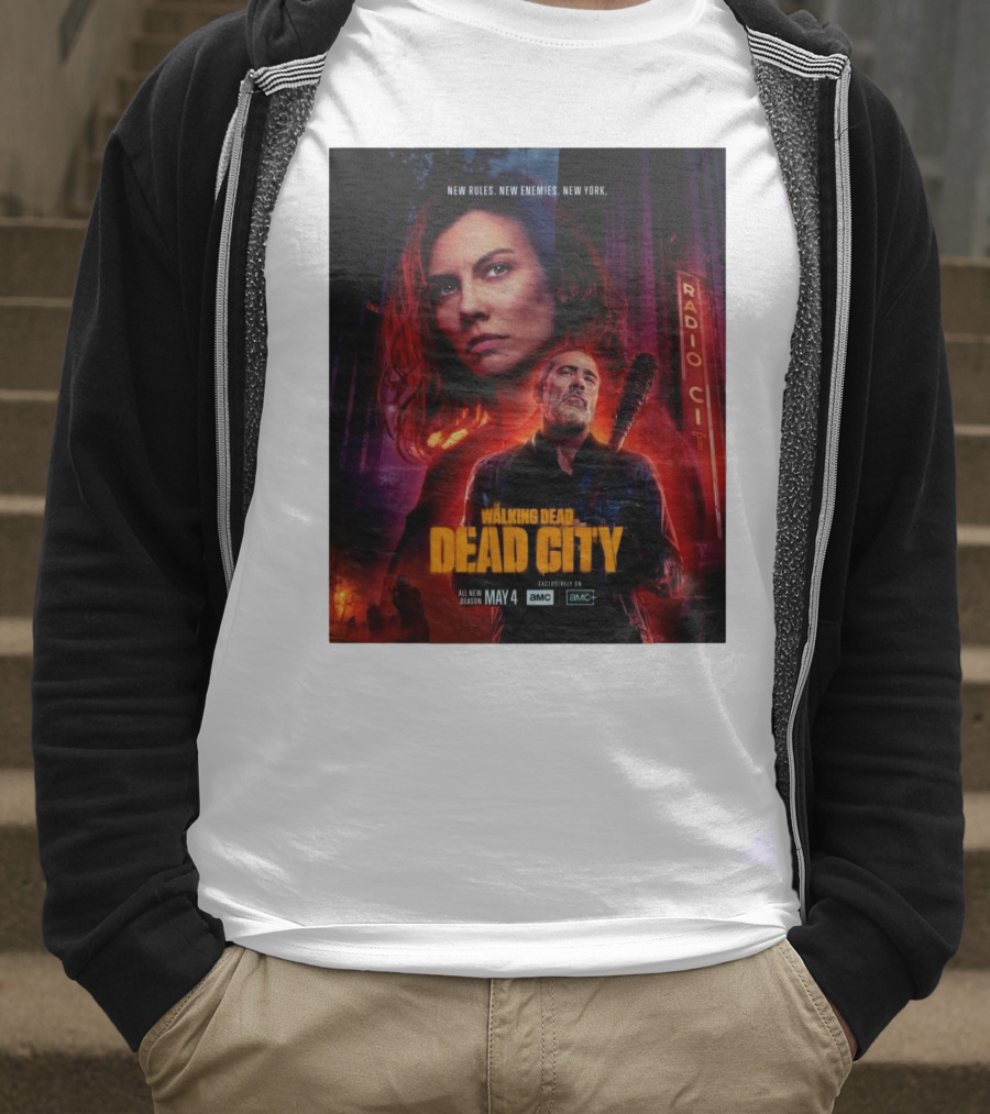 New Rules New Enemies New York The Walking Dead Dead City All New Season May 4 T-Shirt
