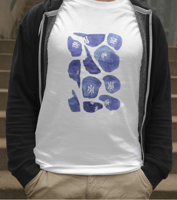 New York Yankees Hats Collection T-Shirt