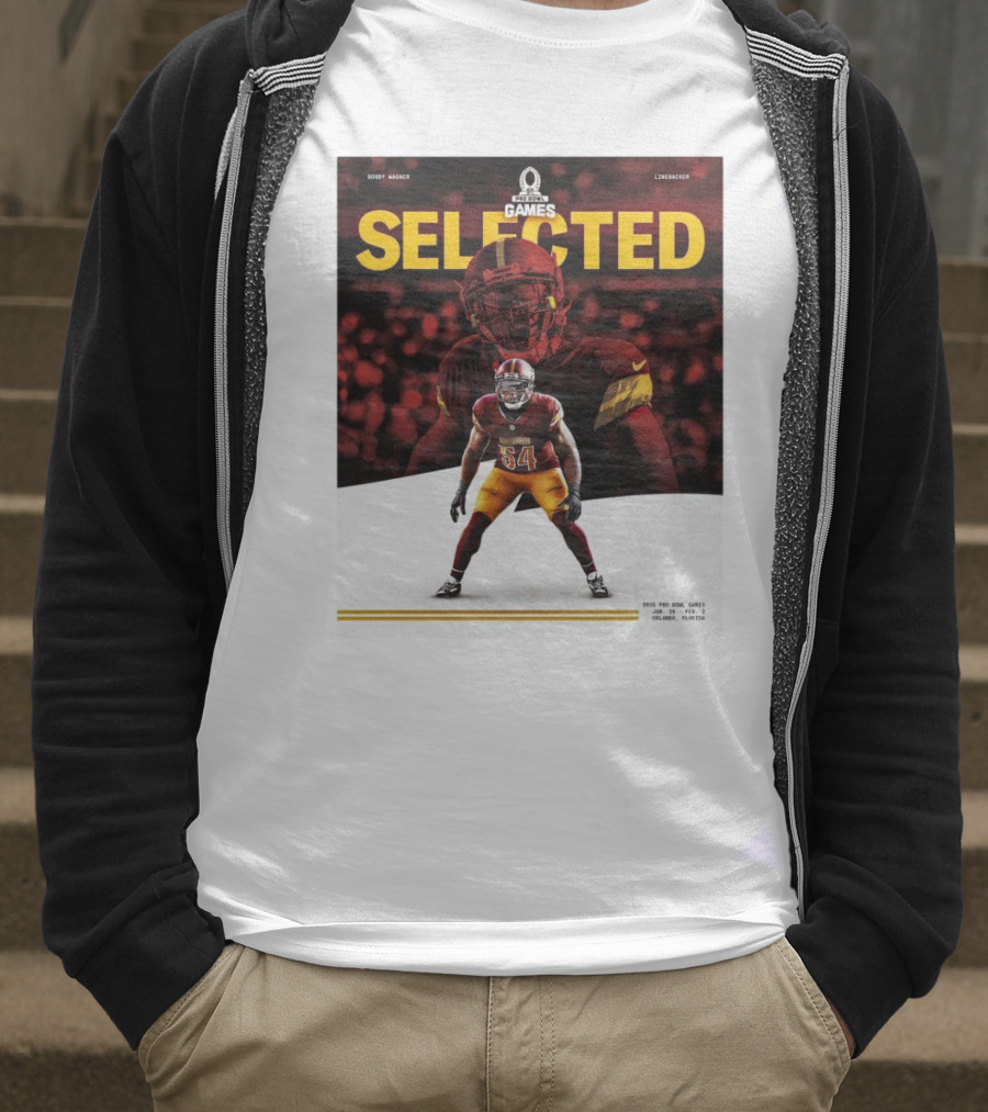 Pro Bowl Games 2025 Bobby Wagner Selected Linebacker Washington Commanders Orlando Florida T-Shirt