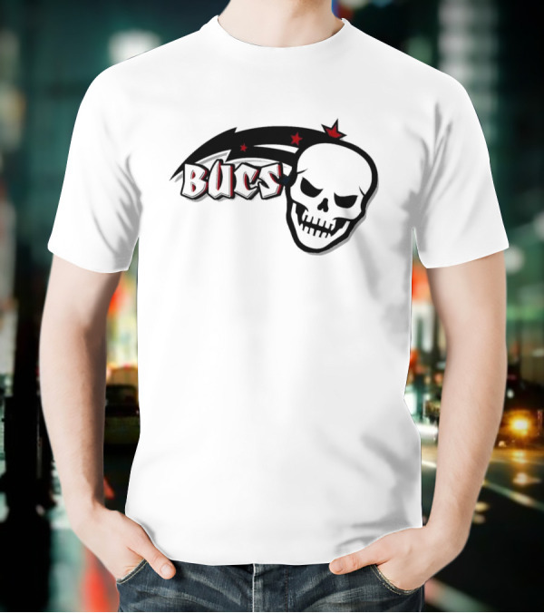 NFL NBA Tampa Bay Buccaneers Orlando Magic Stars Red Blue T-Shirt