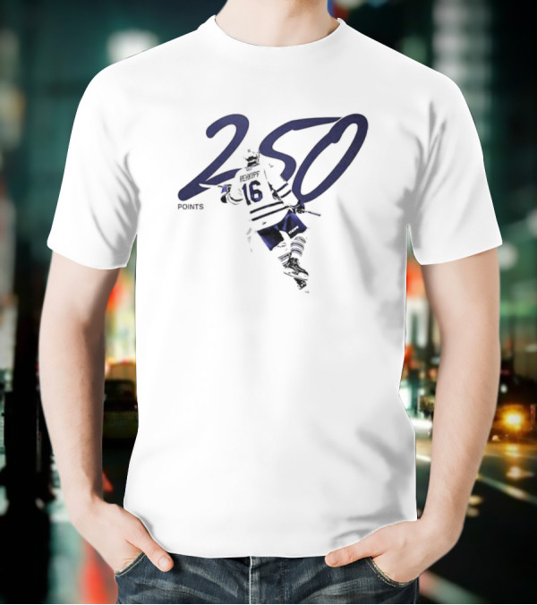 Carson Rehkopf Brampton Steelheads 250 Career Points Achievement T-Shirt