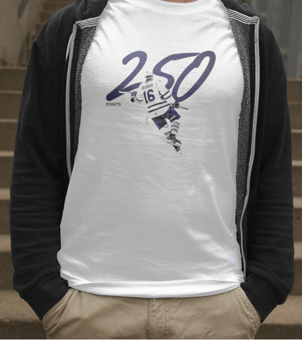 Carson Rehkopf Brampton Steelheads 250 Career Points Achievement T-Shirt