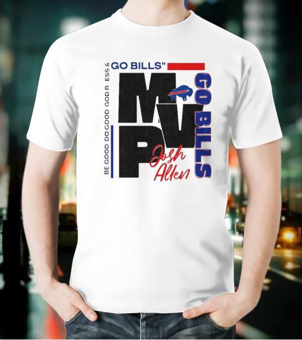 "Go Bills Josh Allen MVP Buffalo Football" T-Shirt
