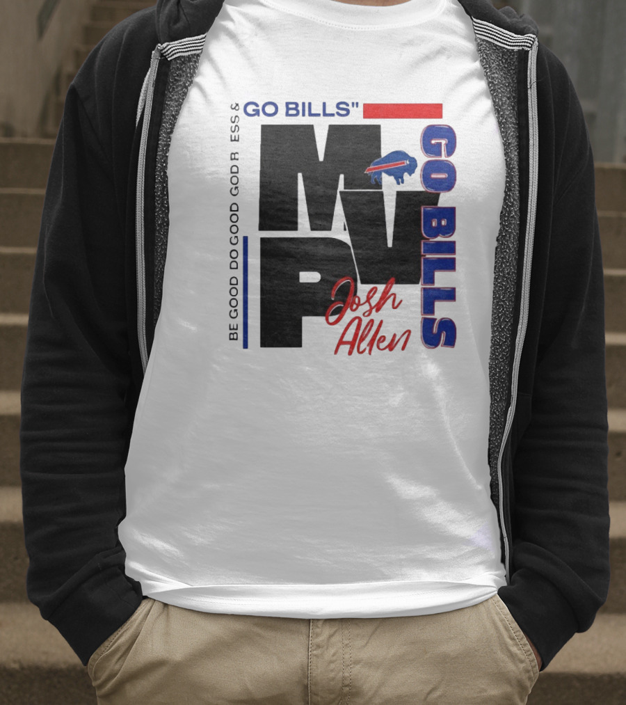 "Go Bills Josh Allen MVP Buffalo Football" T-Shirt