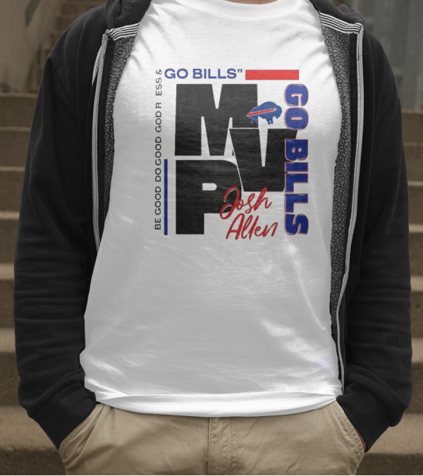 "Go Bills Josh Allen MVP Buffalo Football" T-Shirt