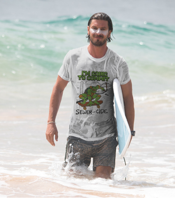 Ninja Turtles I’m Going To Commit Sewer-Side T-Shirt