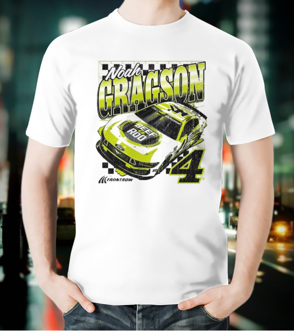 Noah Gragson Beef-A-Roo Car Racing Number 4 T-Shirt