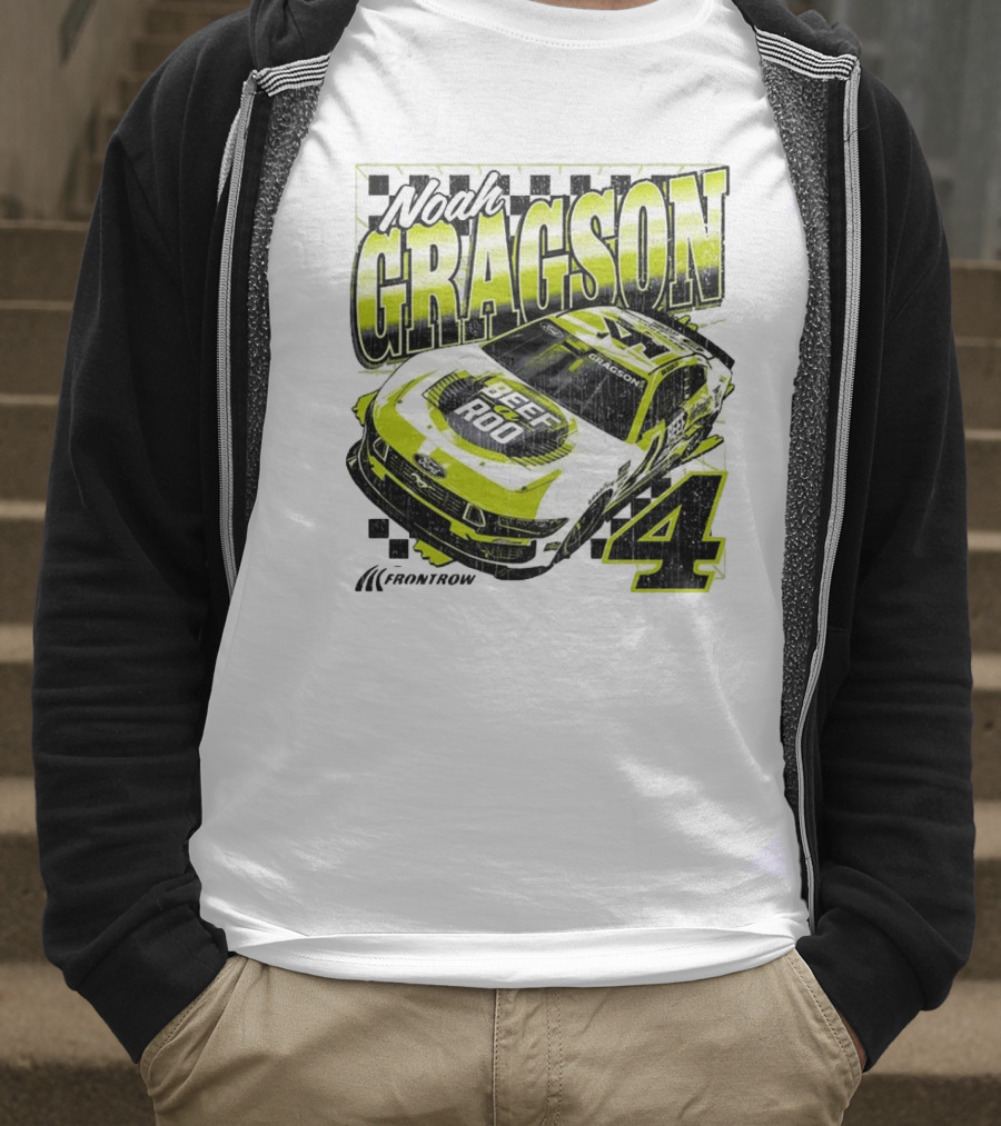 Noah Gragson Beef-A-Roo Car Racing Number 4 T-Shirt