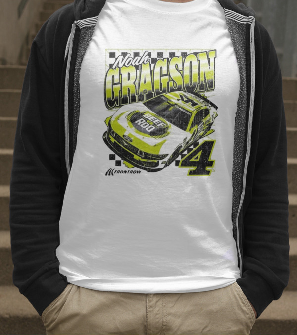 Noah Gragson Beef-A-Roo Car Racing Number 4 T-Shirt