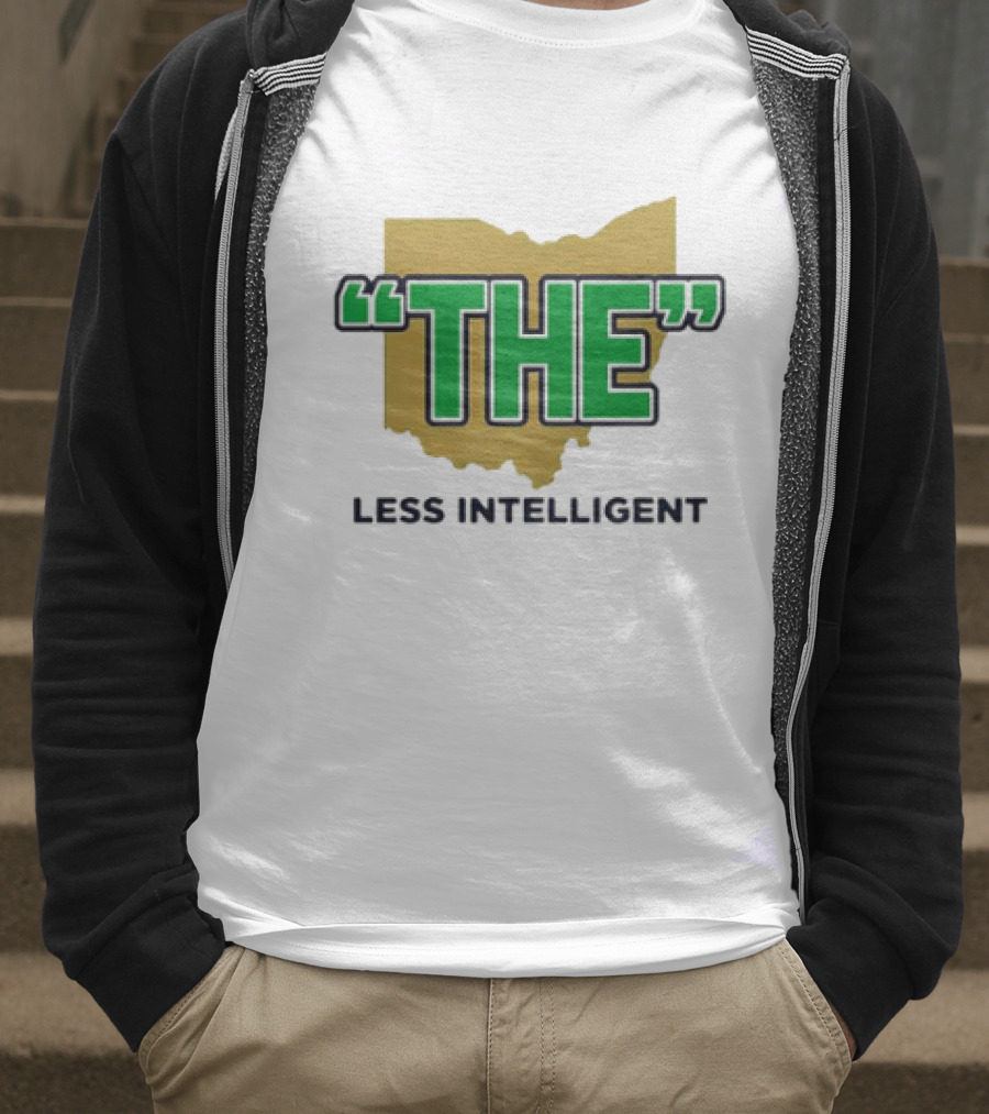 "Notre Dame Fighting Irish 'The' Less Intelligent Ohio Parody" T-Shirt