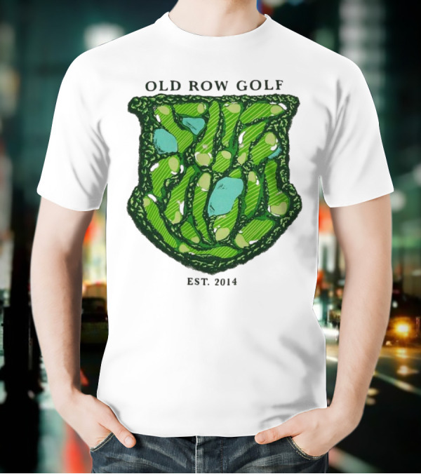 Old Row Golf Course Pigment Dyed T-Shirt
