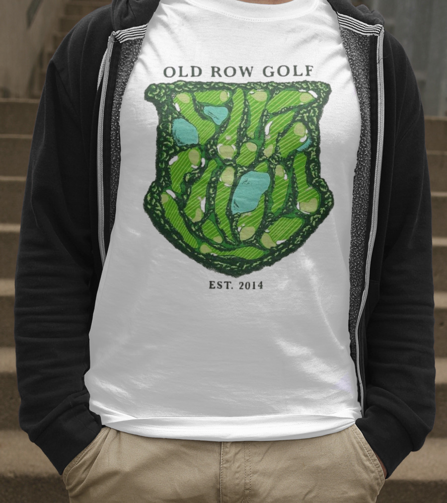 Old Row Golf Course Pigment Dyed T-Shirt