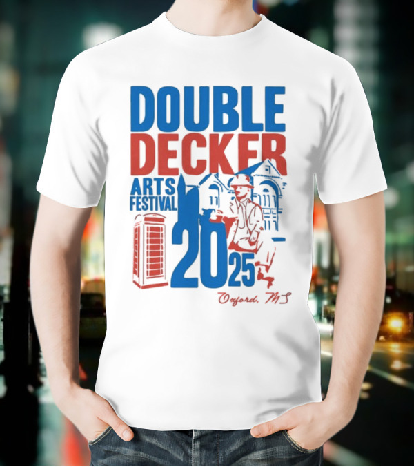 Ole Miss Rebels Double Decker Arts Festival 2025 Oxford MS T-Shirt