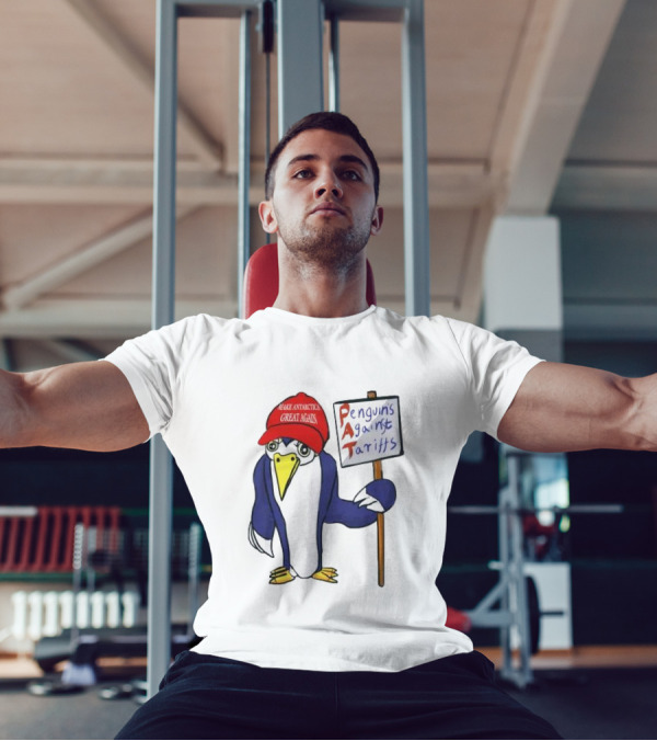 PAT Penguins Against Tariffs Make Antarctic Great Again T-Shirt
