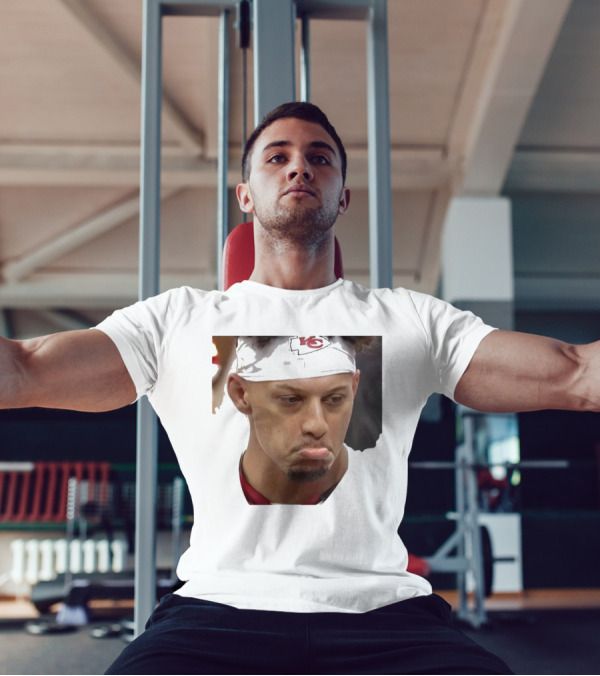 Super Sad Pat Mahomes Headband KC T-Shirt