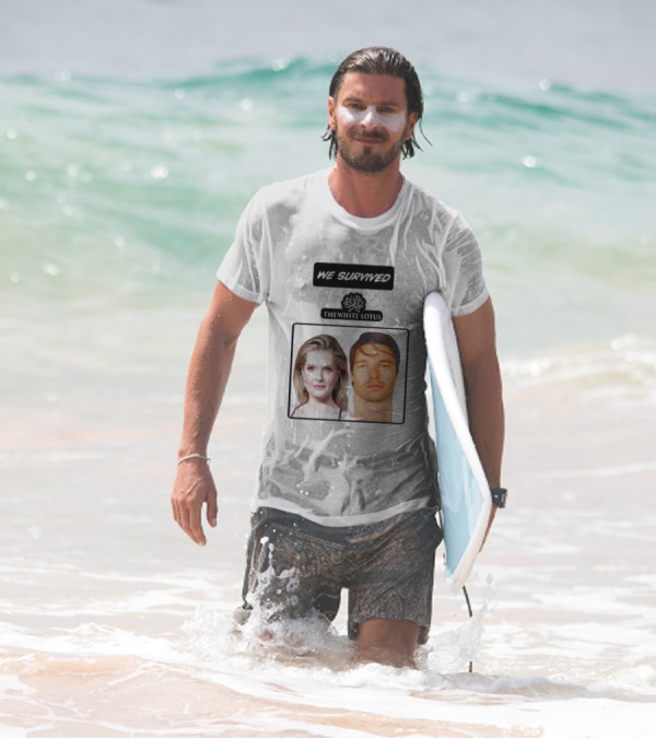 We Survived The White Lotus Patrick Schwarzenegger T-Shirt