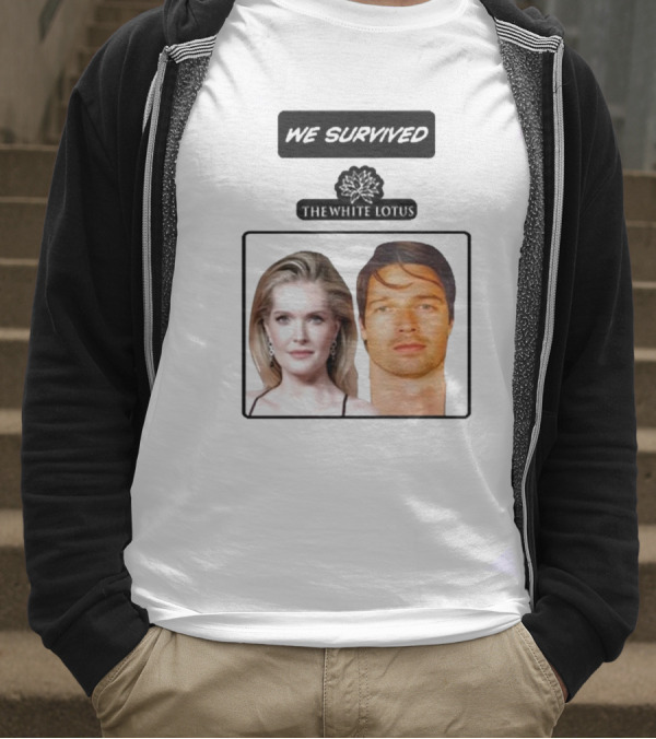We Survived The White Lotus Patrick Schwarzenegger T-Shirt
