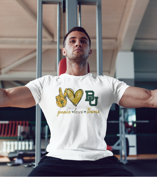Peace Love BU Bears T-Shirt