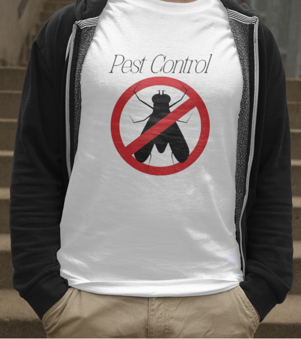 Ghostbusters Pest Control Logo Design T-Shirt