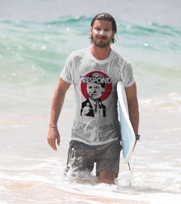 Pearl Jam Respond 2025 Red Circle Silhouette T-Shirt