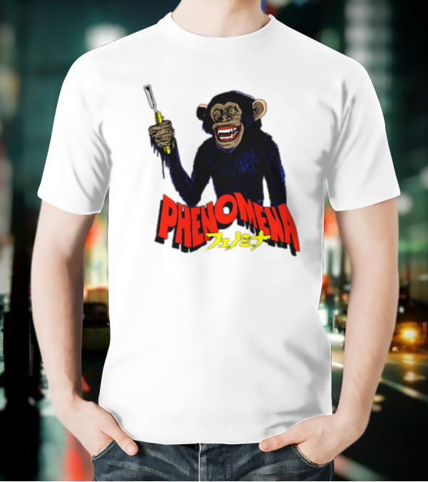 Phenomena フェノミナ Monkey Holding Razor T-Shirt