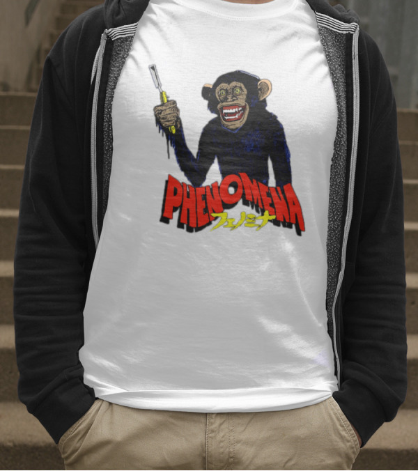 Phenomena フェノミナ Monkey Holding Razor T-Shirt