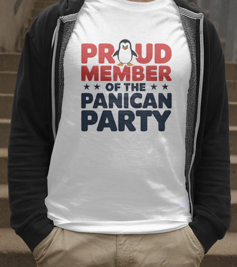 Proud Member Of The Panican Party Penguin T-Shirt