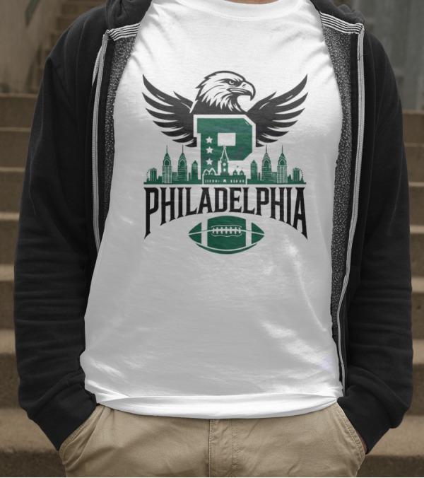 Philadelphia Skyline Football Team P Mascot 2025 T-Shirt