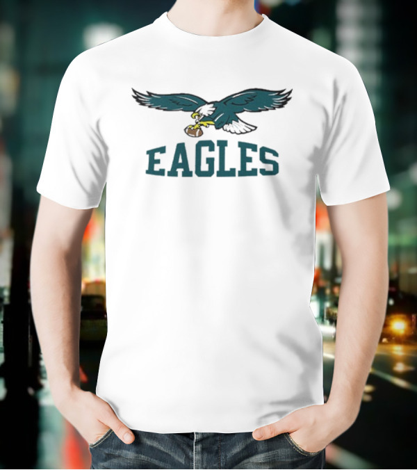Philadelphia Eagles Vintage Football Eagle Icon T-Shirt