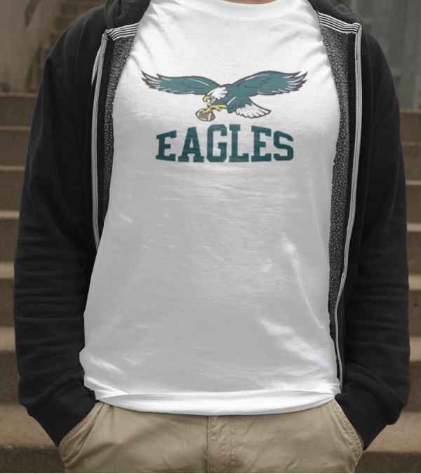 Philadelphia Eagles Vintage Football Eagle Icon T-Shirt