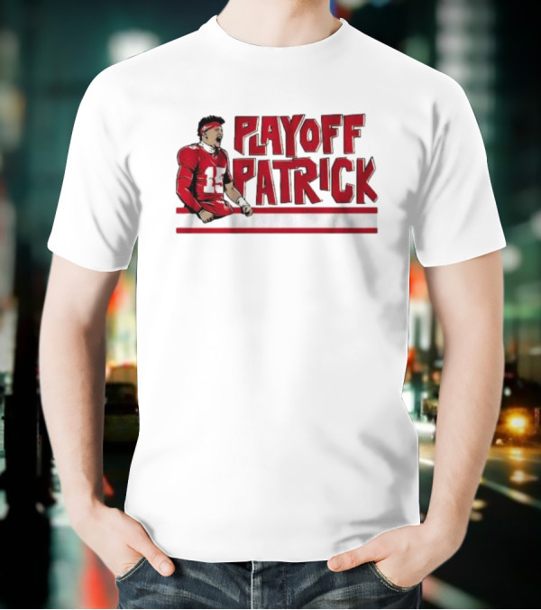Playoff Patrick Mahomes Kansas City Chiefs Football Icon Graphic T-Shirt