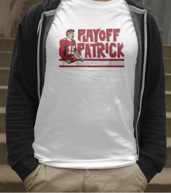 Playoff Patrick Mahomes Kansas City Chiefs Football Icon Graphic T-Shirt