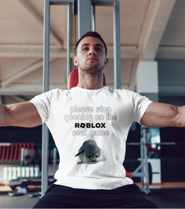 Stop Gooning On The Roblox Seal Game T-Shirt