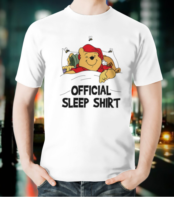 Pooh Pajama Sleep Emoji ZZZ Hunny Dreams T-Shirt