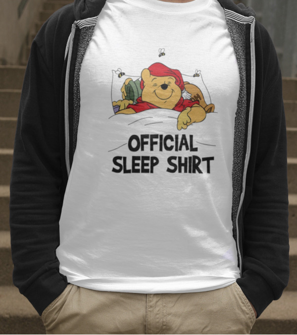 Pooh Pajama Sleep Emoji ZZZ Hunny Dreams T-Shirt