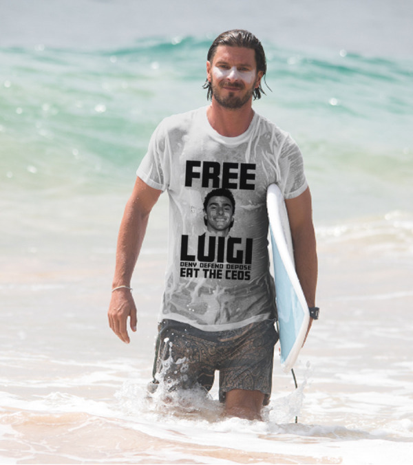 Portland USA Free Luigi Deny Defend Depose Eat The Ceos T-Shirt